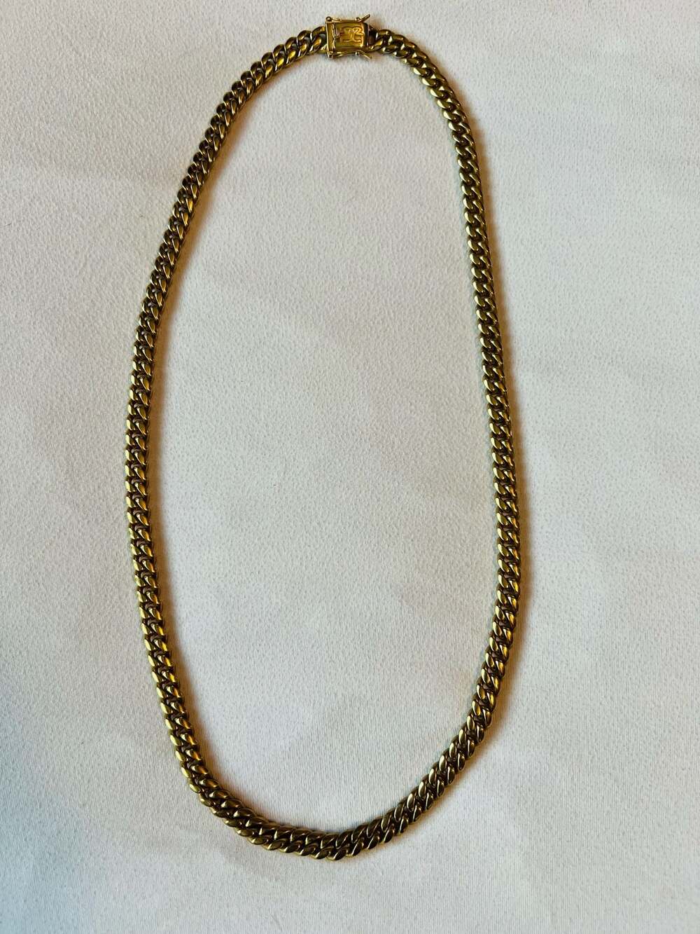 Gold Gods 18K GP 7mm Cuban Link Chain Necklace 26" Gold Plated